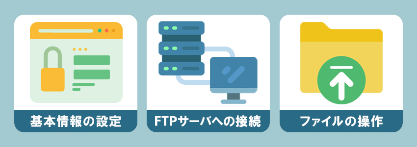 FTPクライアントソフトを使ってサイトを更新する方法
