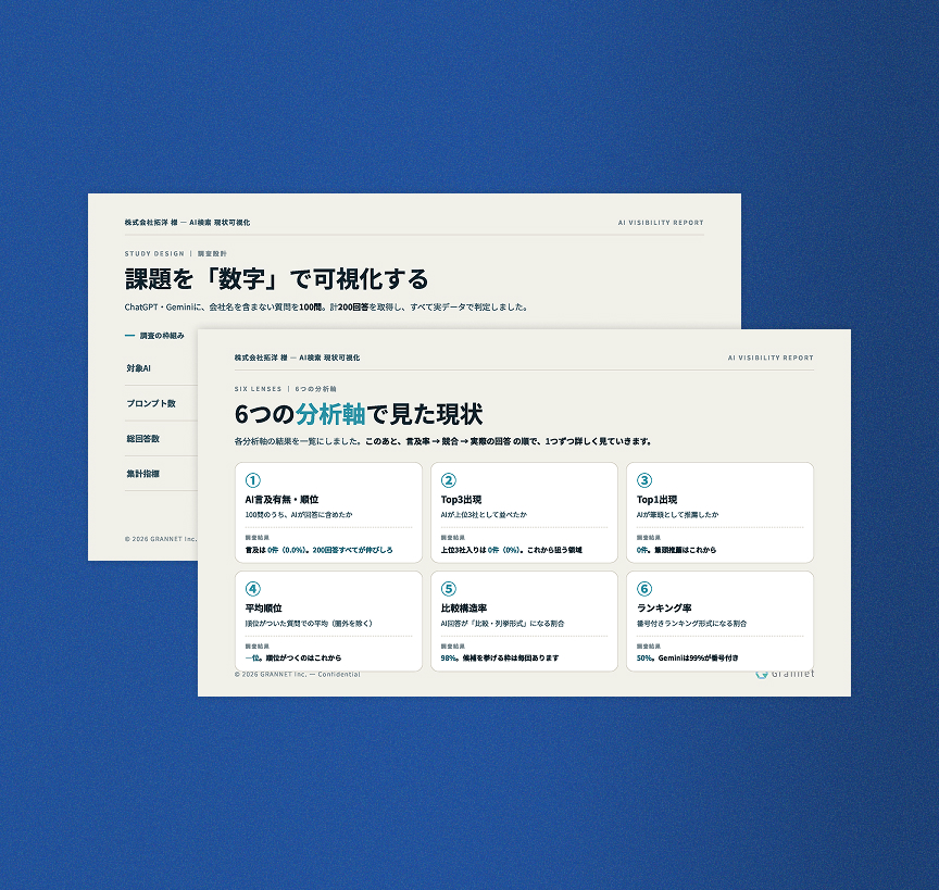 AI検索最適化支援のイメージ