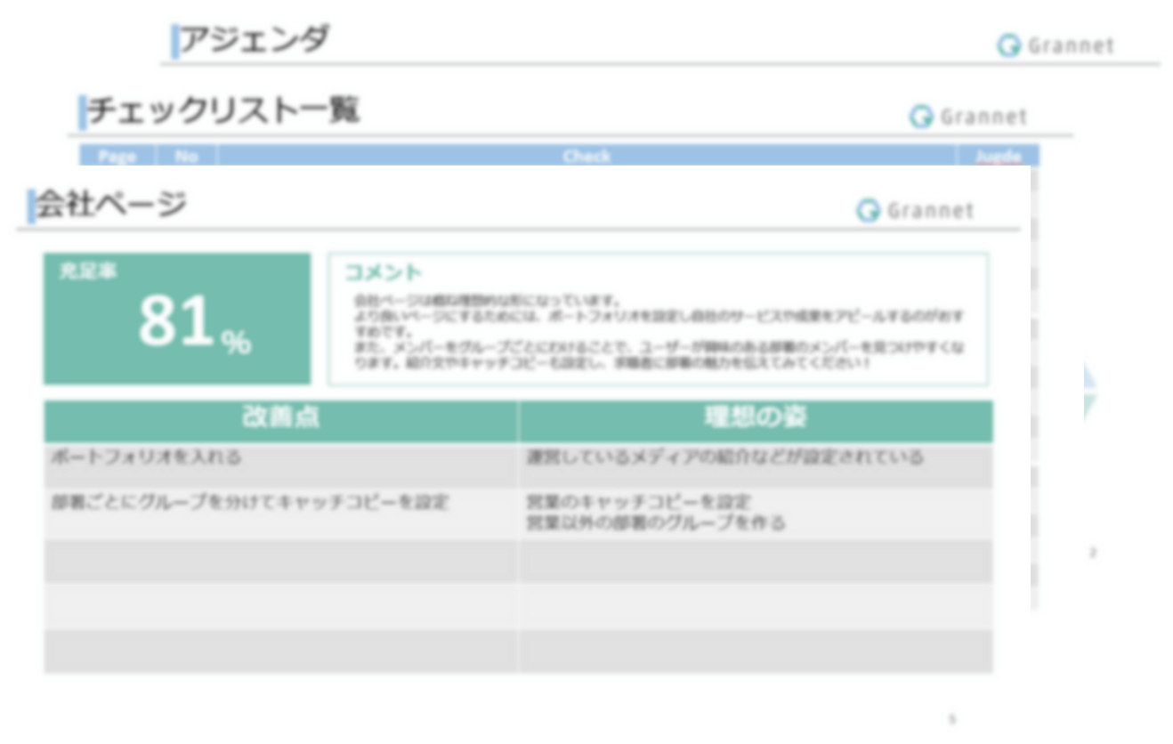 診断レポートをもらう